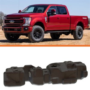 Ford F-250 Fuel Tank - Titan Fuel Tanks - XXL Mid-Ship 55 Gallon - Black - `17-`24